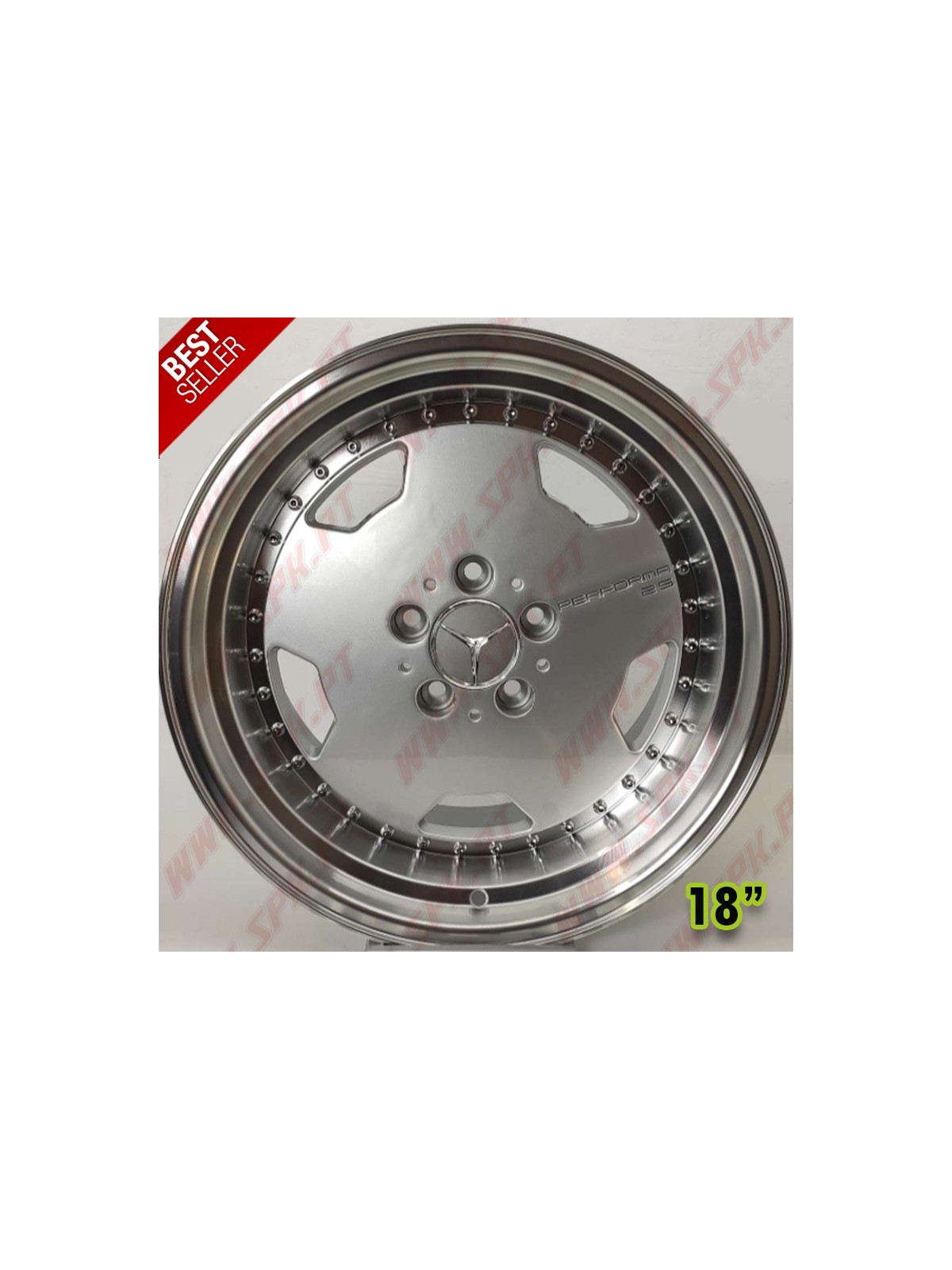Pack 4 Jantes Mercedes Look Classic V.1 - 8x18" (5X112 - ET25 - CB66,6) Pack 4 Jantes Mercedes Look Classic V.1 - 8x18" (5X112 - ET25 - CB66,6)
