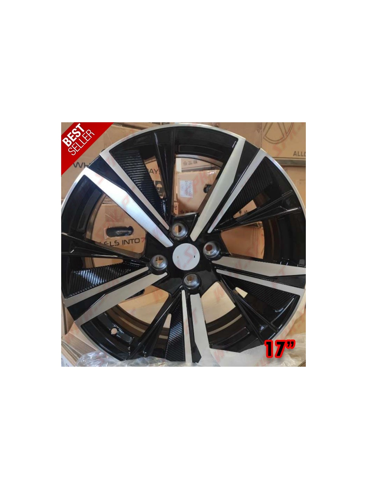 Pack 4 Jantes Look Peugeot / Citroen V.1 - 7x17" (4X108 - ET20 - CB65,1) Pack 4 Jantes Look Peugeot / Citroen V.1 - 7x17" (4X108 - ET20 - CB65,1)