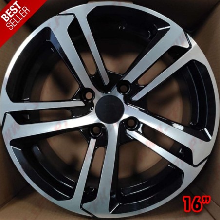 Pack 4 Jantes Look Peugeot / Citroen V.2 - 6,5x16" (4X108 - ET20 - CB65,1)