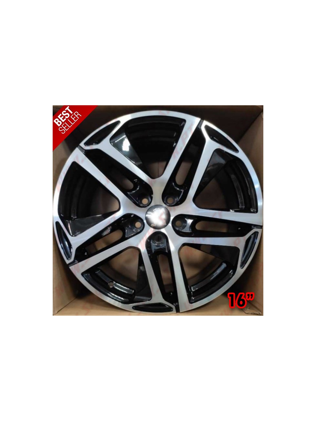 Pack 4 Jantes Look Peugeot / Citroen V.3 - 7x16" (5X108 - ET44 - CB65,1) Pack 4 Jantes Look Peugeot / Citroen V.3 - 7x16" (5X108 - ET44 - CB65,1)