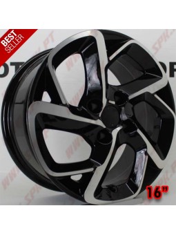 Pack 4 Jantes Look Peugeot / Citroen V.5 - 6,5x16" (4X108 - ET425 - CB65,1)