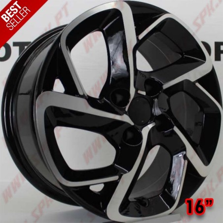 Pack 4 Jantes Look Peugeot / Citroen V.5 - 6,5x16" (4X108 - ET425 - CB65,1)