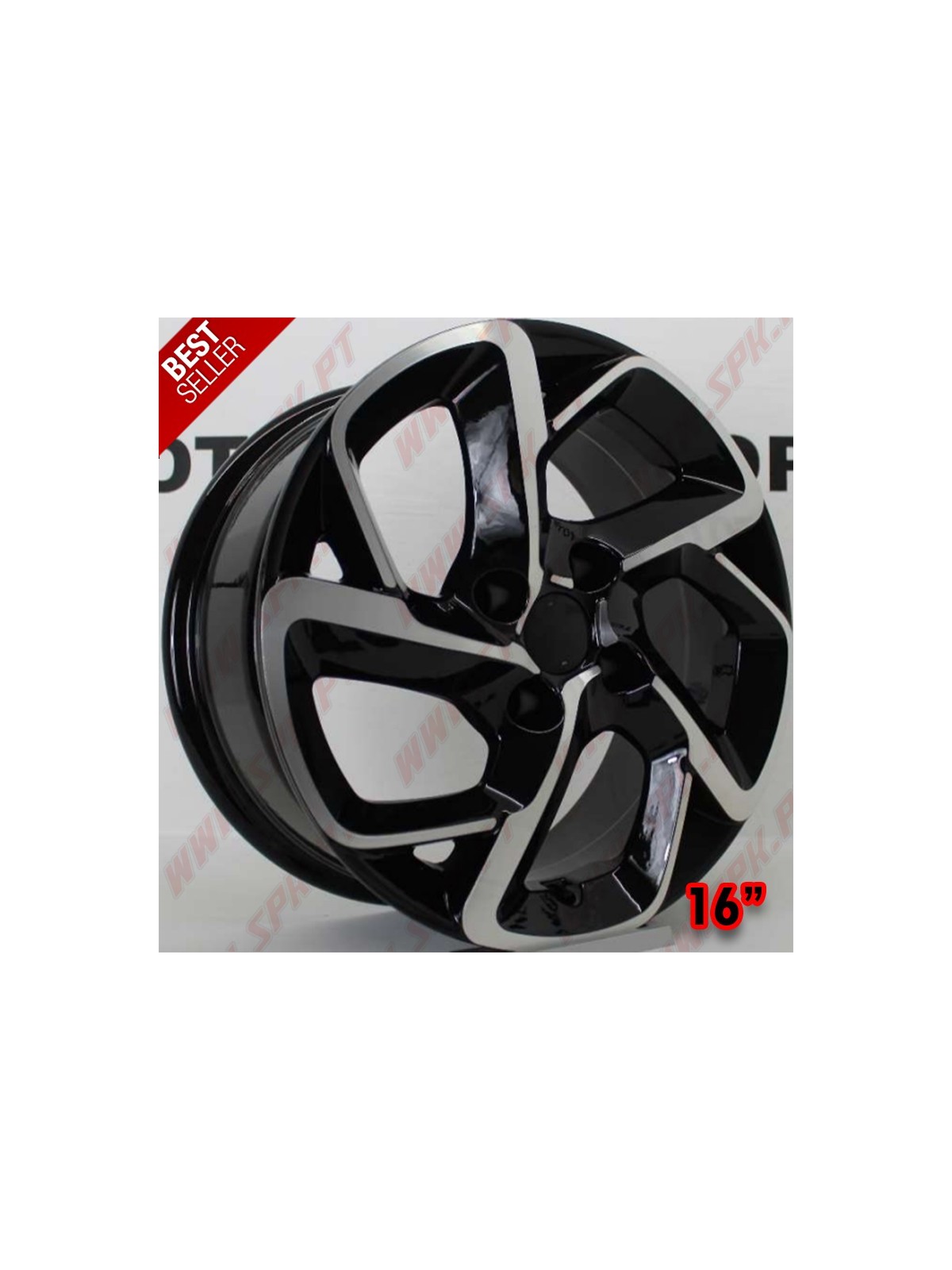 Pack 4 Jantes Look Peugeot / Citroen V.5 - 6,5x16" (4X108 - ET425 - CB65,1) Pack 4 Jantes Look Peugeot / Citroen V.5 - 6,5x16" (4X108 - ET425 - CB65,1)