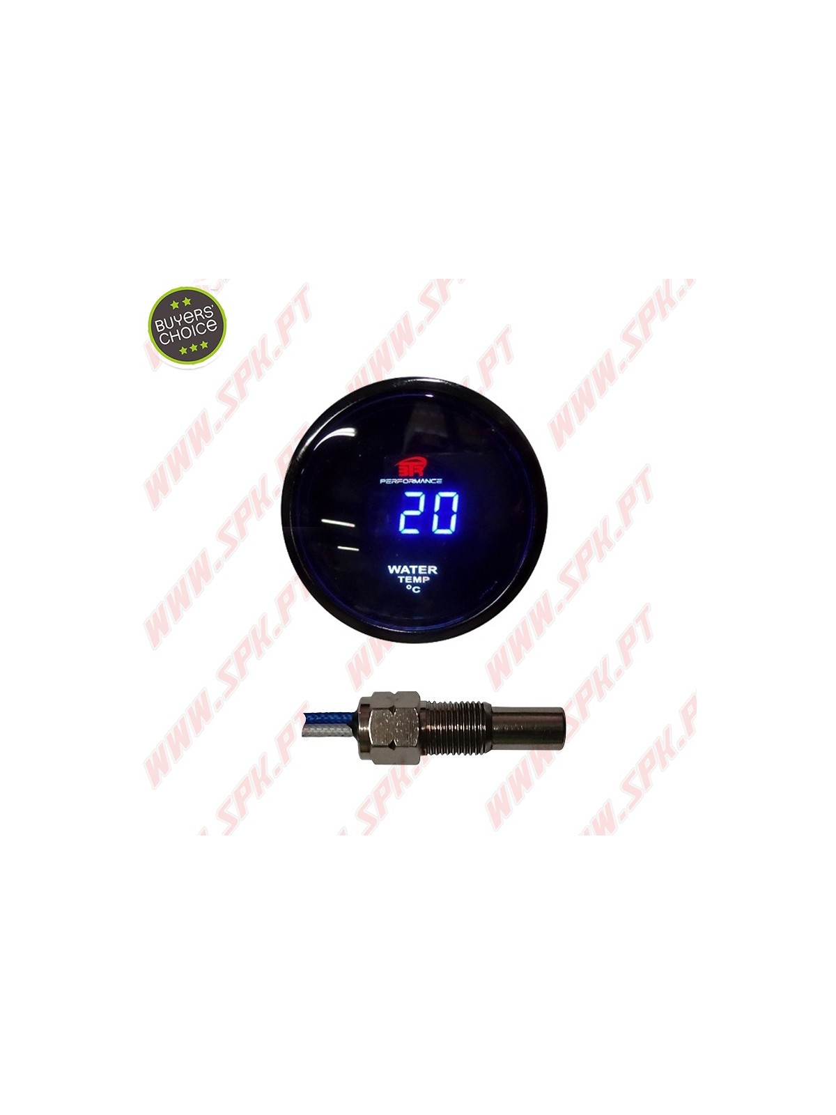 Manómetro Digital - Temperatura de Água - 52mm Manómetro Digital - Temperatura de Água - 52mm