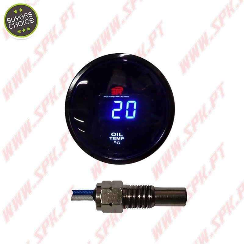 Manómetro Digital - Temperatura de Óleo - 52mm Manómetro Digital - Temperatura de Óleo - 52mm
