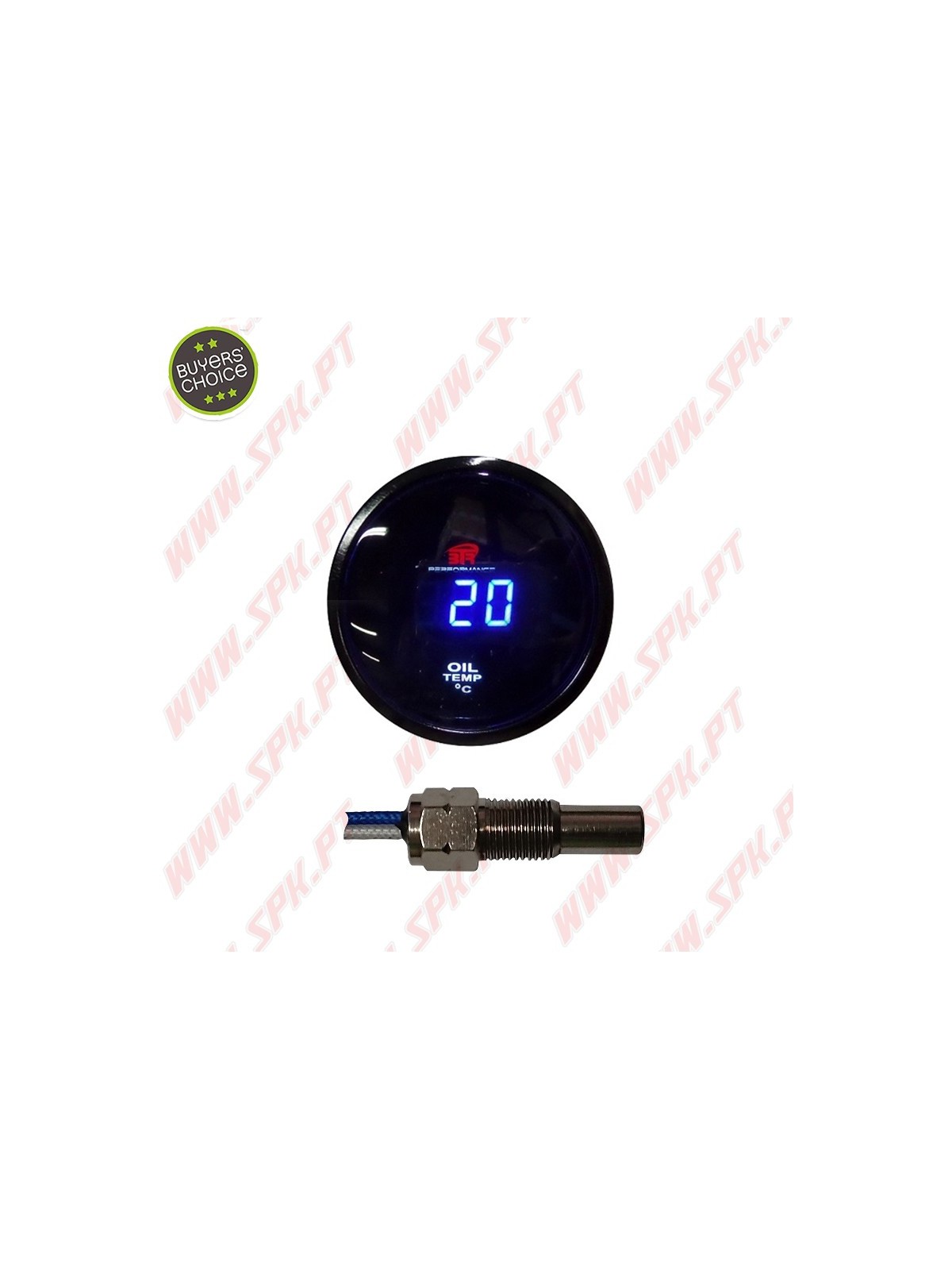Manómetro Digital - Temperatura de Óleo - 52mm Manómetro Digital - Temperatura de Óleo - 52mm