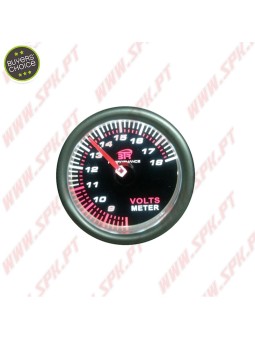Manómetro Voltimetro - "Black Edition" - 52mm