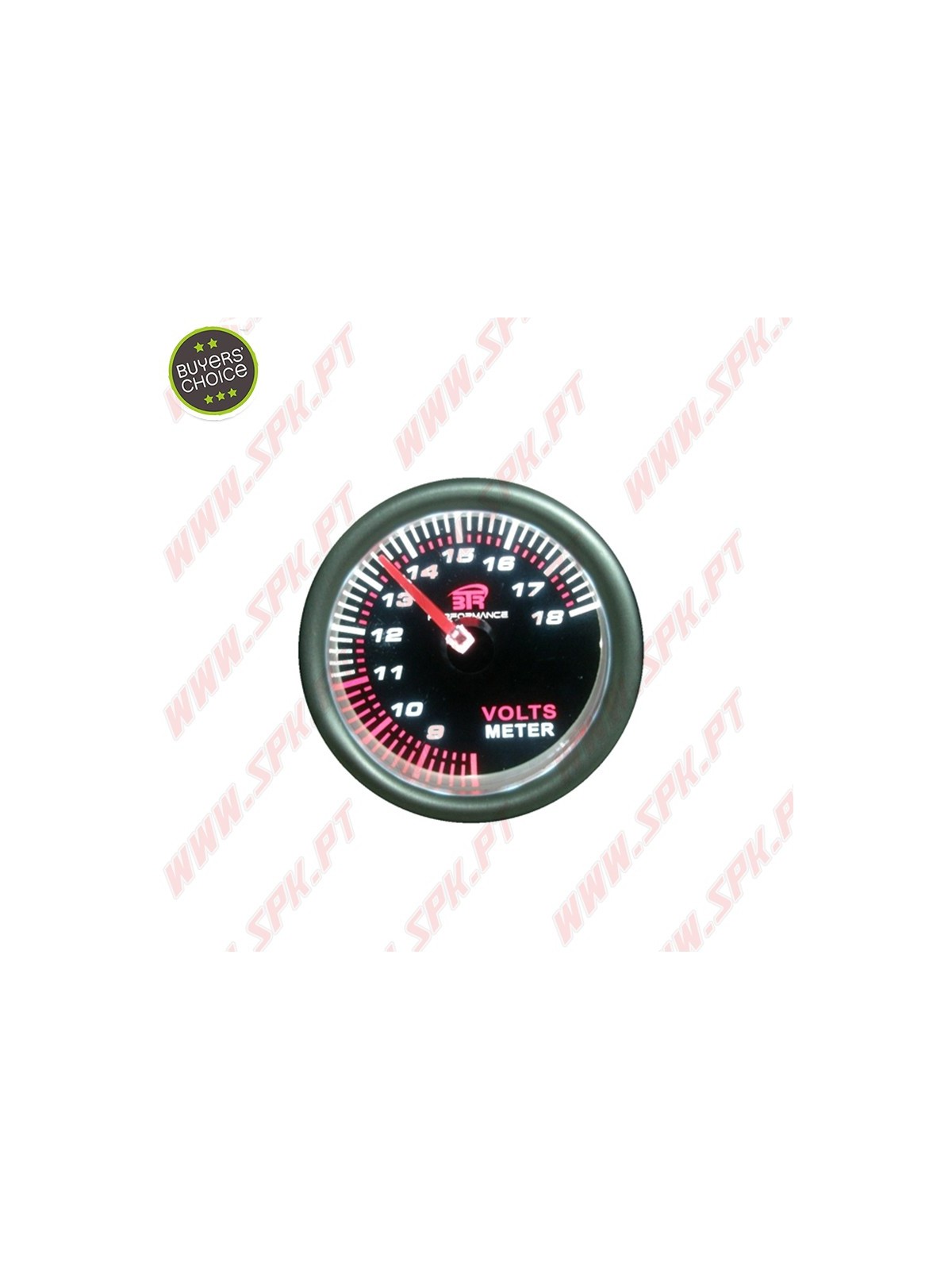 Manómetro Voltimetro - "Black Edition" - 52mm
