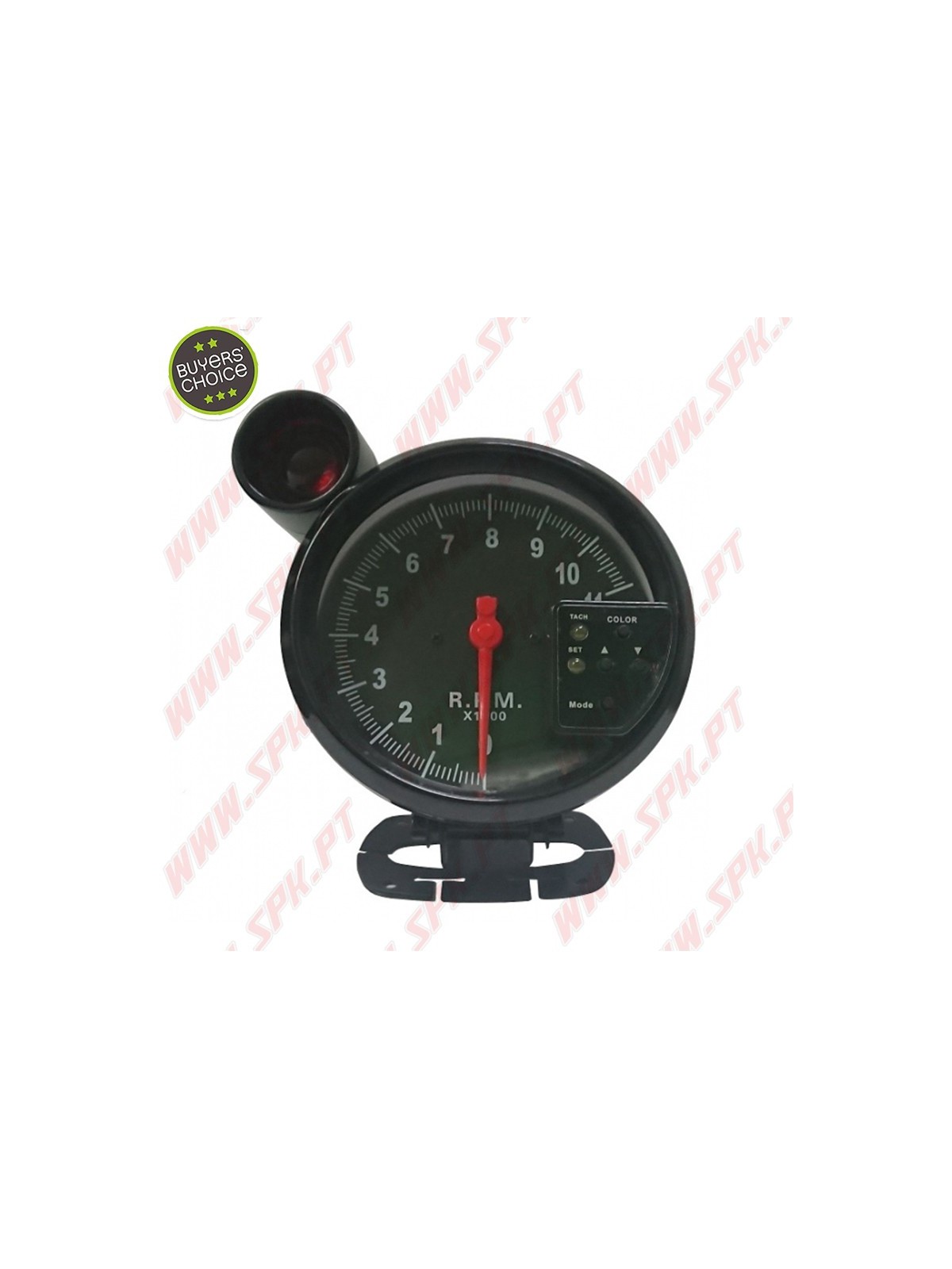 Manómetro Conta-RPMs C/Shift-Light - Gasolina - "Black Edition" - 127mm