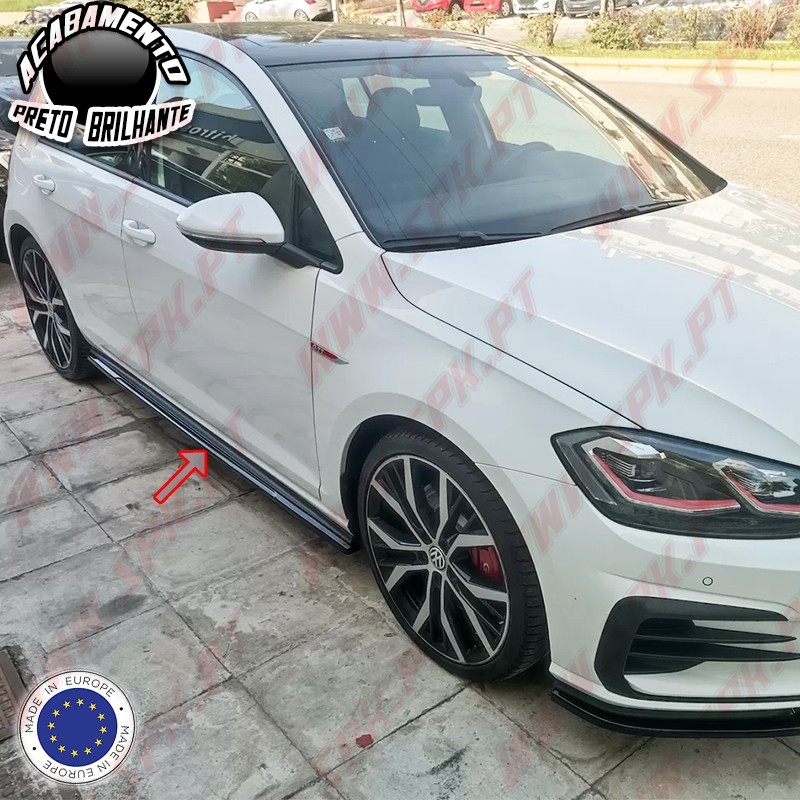 Extensão de Embaladeiras - VW Golf 7 / 7.5 GTI (2012-2019) Extensão de Embaladeiras - VW Golf 7 / 7.5 GTI (2012-2019)