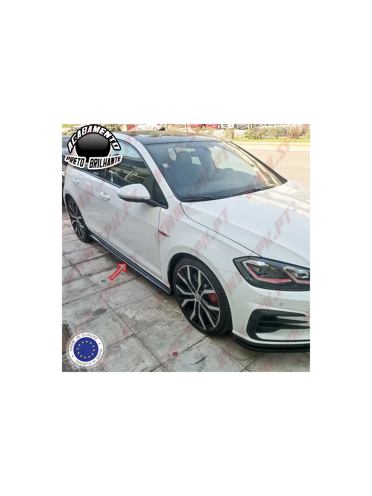 Extensão de Embaladeiras - VW Golf 7 / 7.5 GTI (2012-2019) Extensão de Embaladeiras - VW Golf 7 / 7.5 GTI (2012-2019)