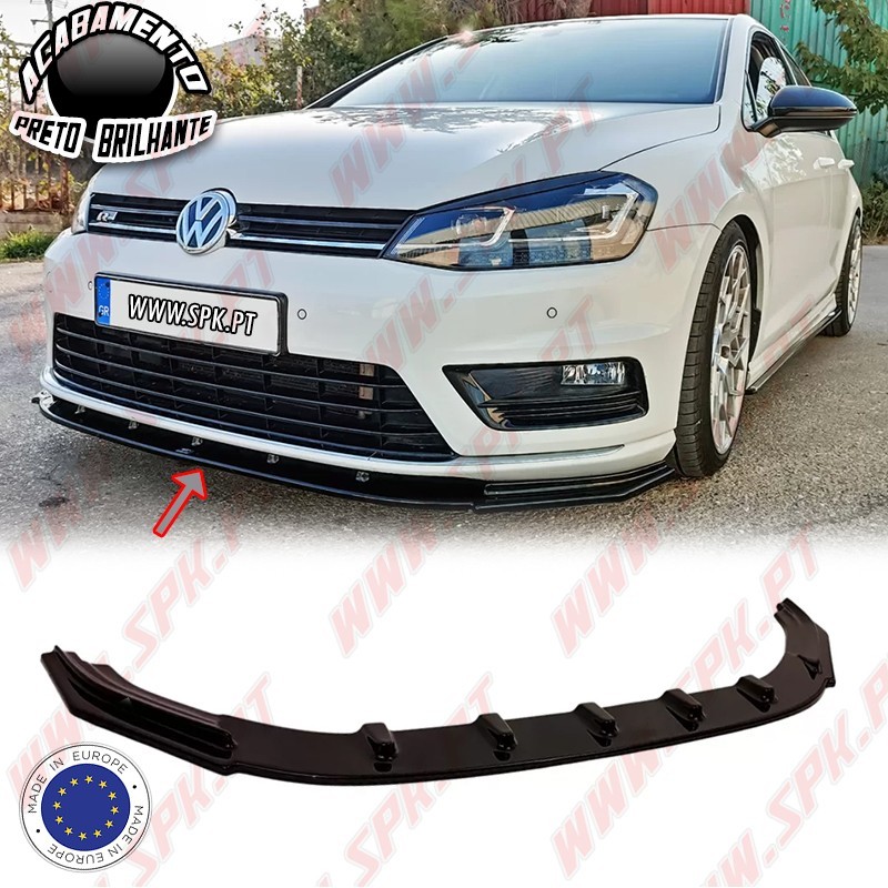 Lip Spoiler Frontal - VW Golf 7 R / R-Line (2012-2017) Lip Spoiler Frontal - VW Golf 7 R / R-Line (2012-2017)