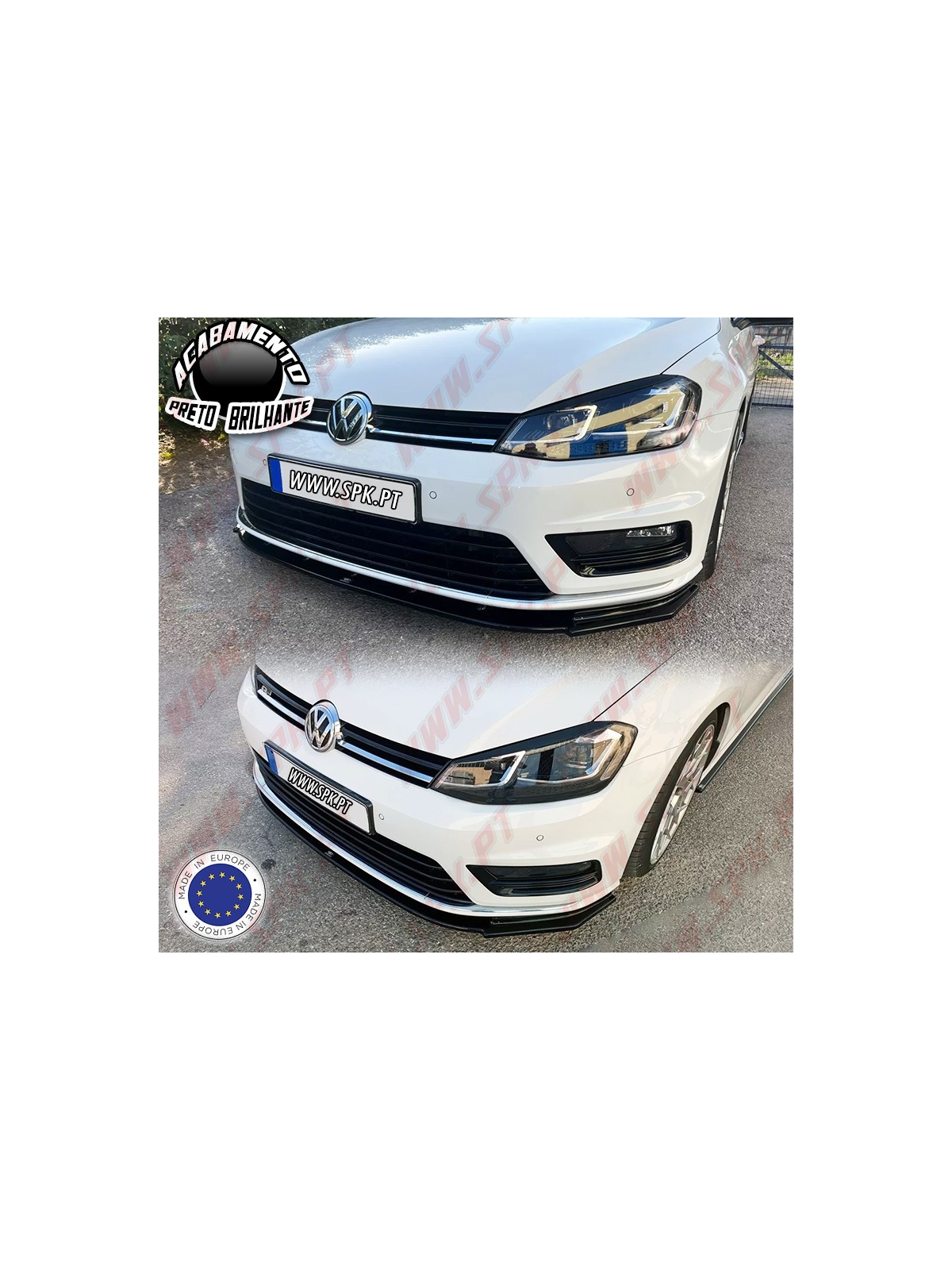 Lip Spoiler Frontal - VW Golf 7 R / R-Line (2012-2017) Lip Spoiler Frontal - VW Golf 7 R / R-Line (2012-2017)