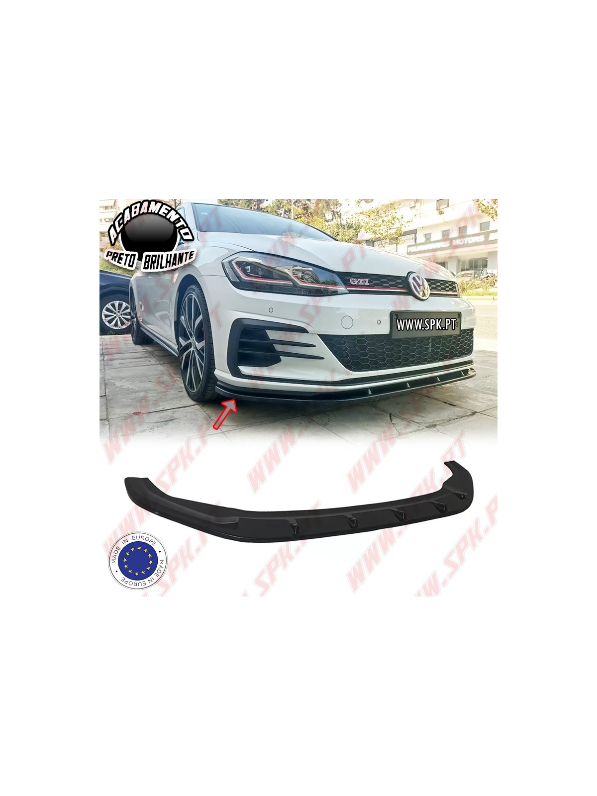 Lip Spoiler Frontal - VW Golf 7.5 GTI (2017-2019) Lip Spoiler Frontal - VW Golf 7.5 GTI (2017-2019)