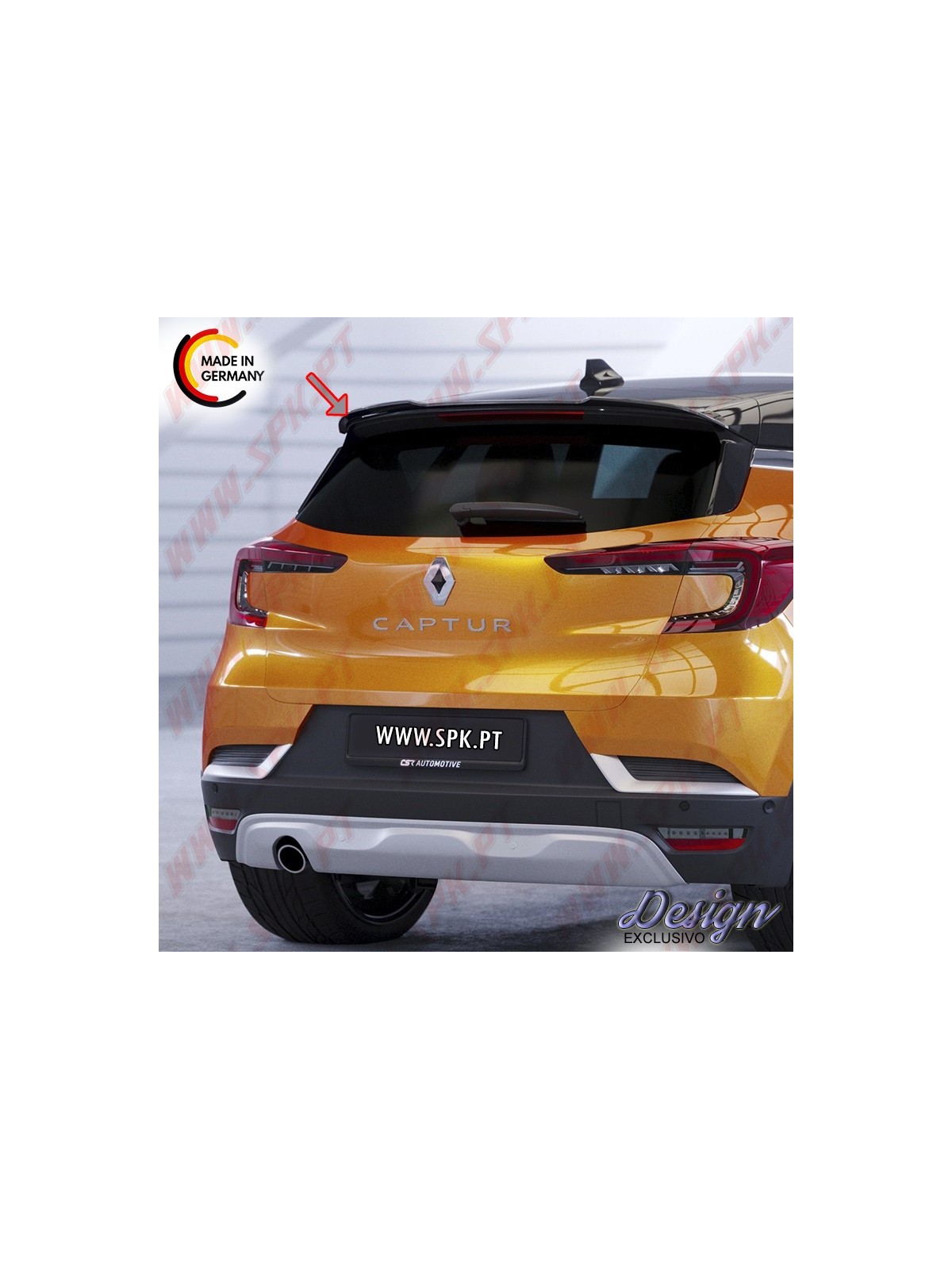 Extensão de Aileron - Renault Captur 2 (2019-)