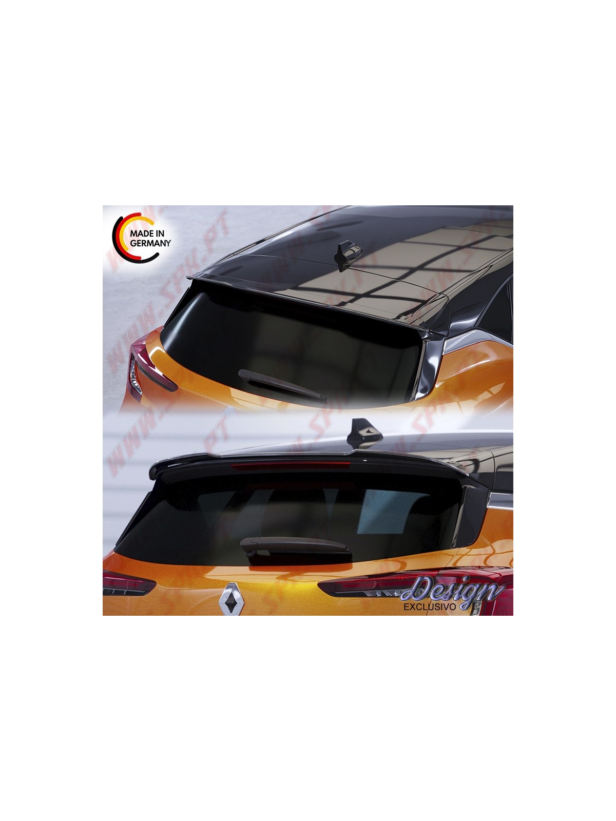 Extensão de Aileron - Renault Captur 2 (2019-)