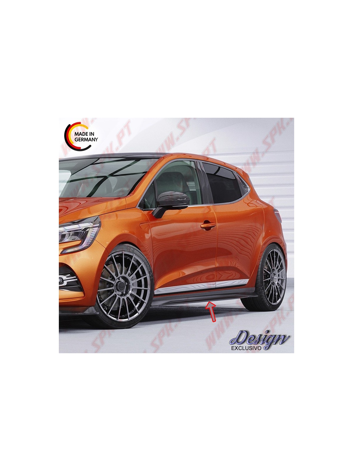 Extensão de Embaladeiras - Renault Clio 5 (2019-) Extensão de Embaladeiras - Renault Clio 5 (2019-)