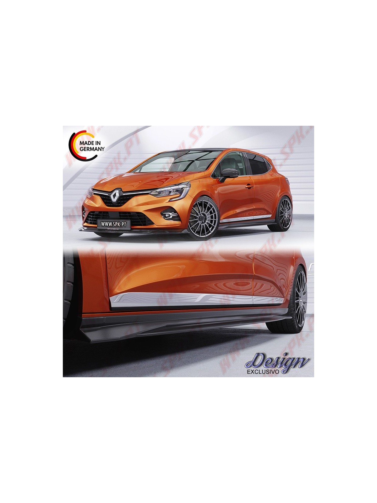 Extensão de Embaladeiras - Renault Clio 5 (2019-) Extensão de Embaladeiras - Renault Clio 5 (2019-)
