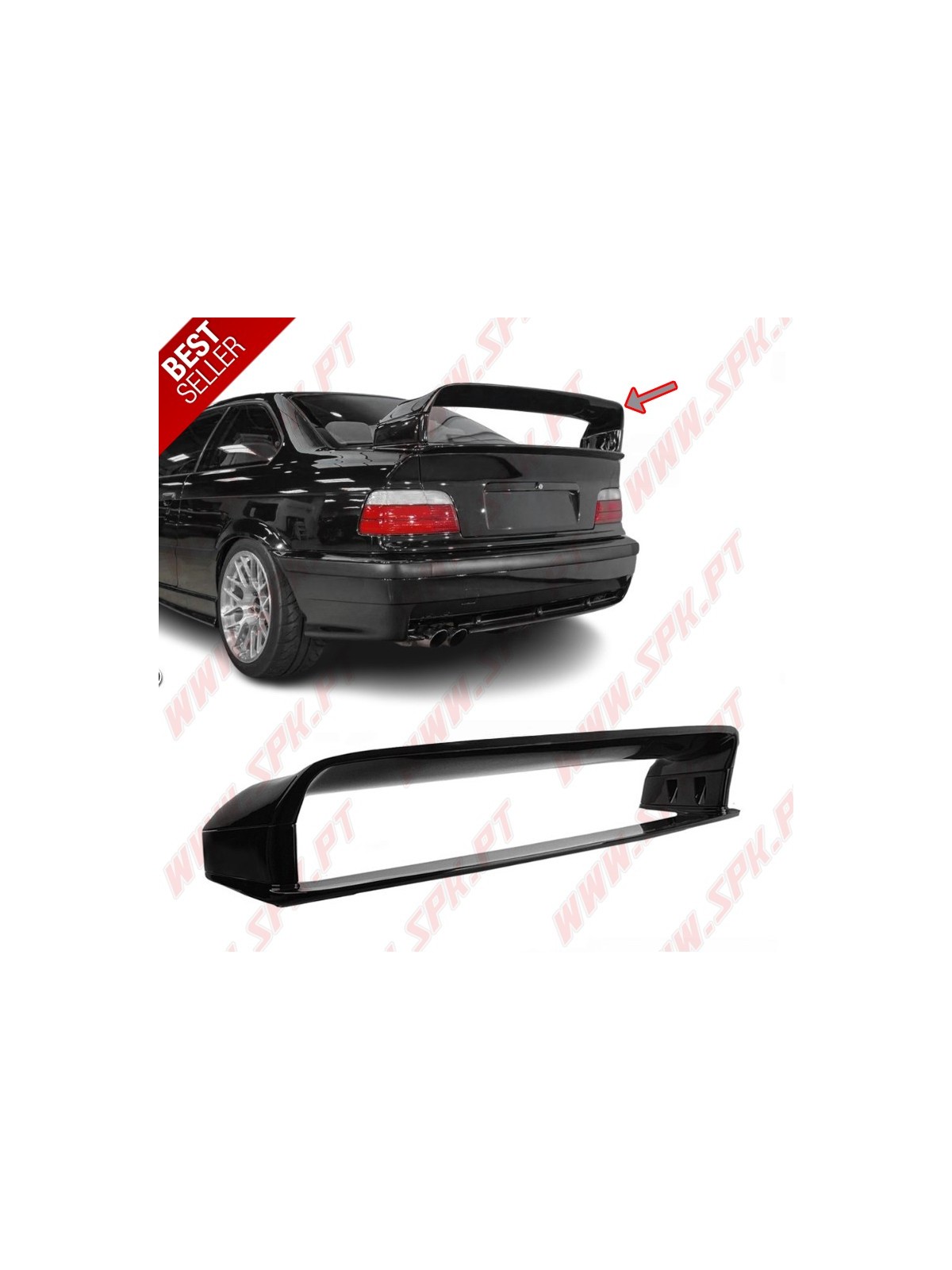 Aileron Traseiro Look GT - BMW E36 (1990-1999)