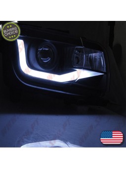 Faróis Tube-Light / Black - Chevrolet Camaro (2009-2013)