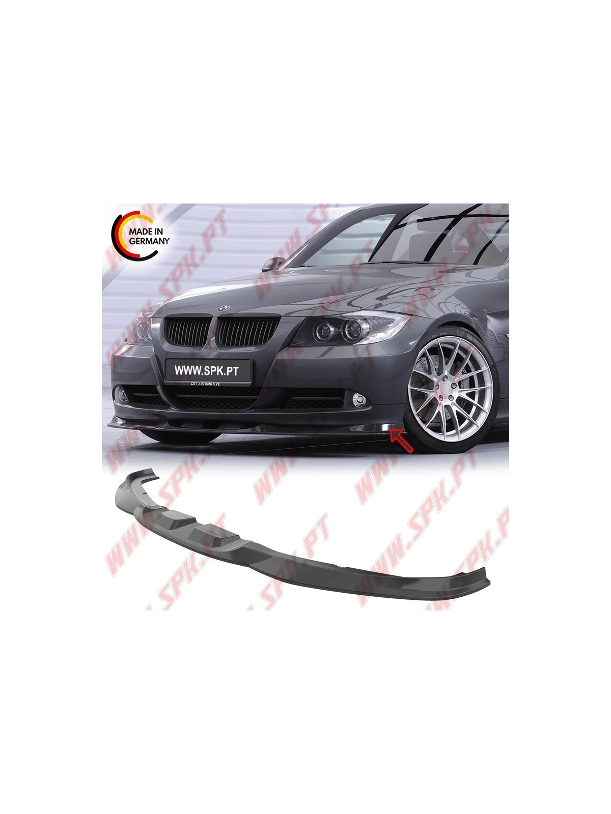 Lip Spoiler Frontal BMW E90 / E91 Pré-LCI (2005-2008)
