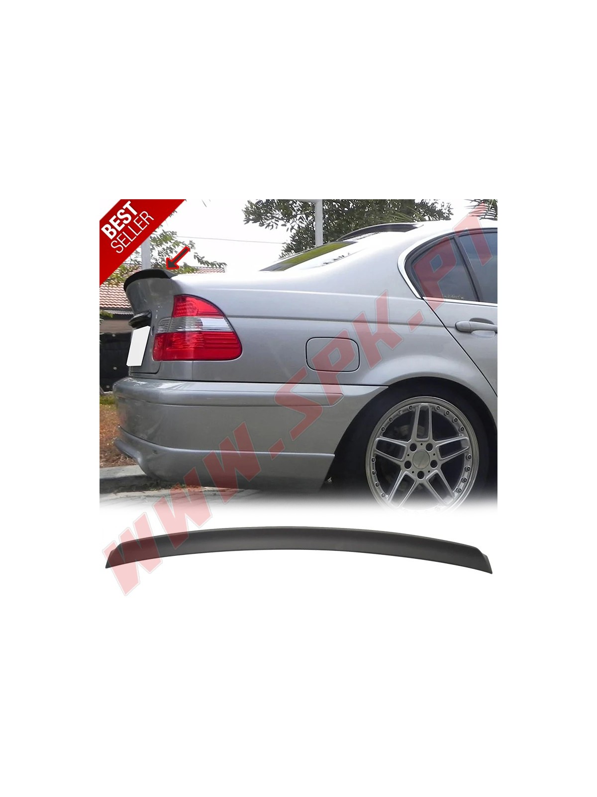 Aileron Traseiro Look AC BMW E46 (1998-2005) Aileron Traseiro Look AC BMW E46 (1998-2005)