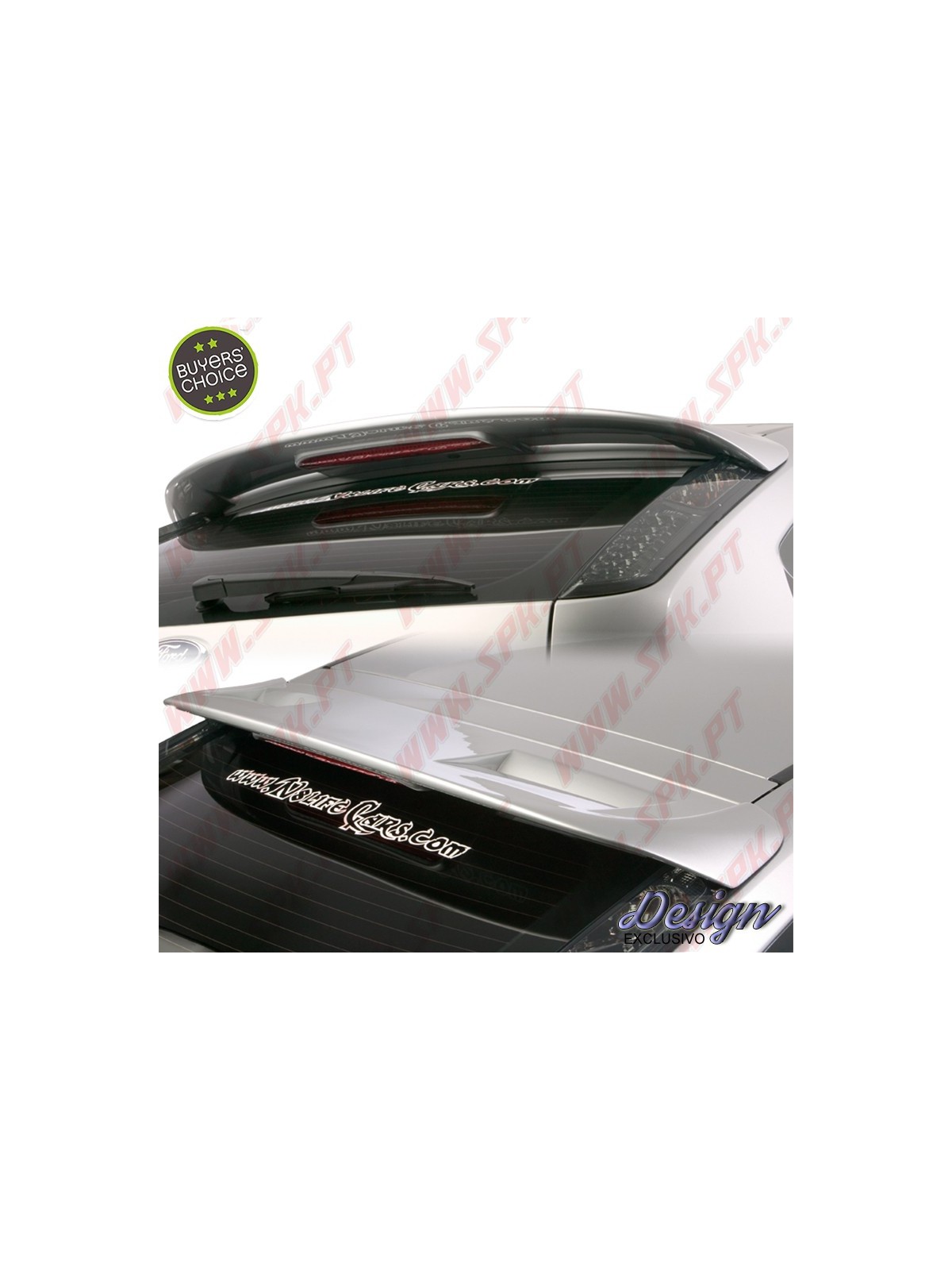 Aileron Traseiro Look RS C/3ºStop - Ford Focus 2 (2004-2011)