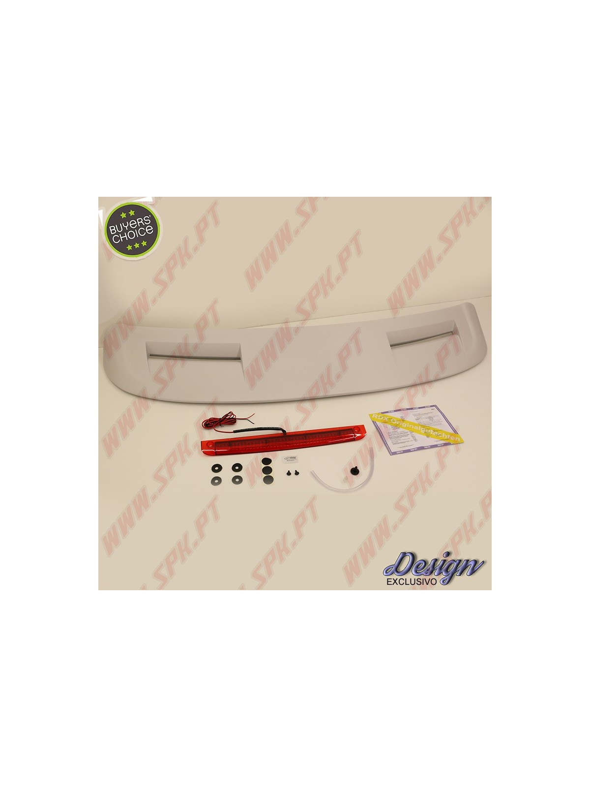 Aileron Traseiro Look RS C/3ºStop - Ford Focus 2 (2004-2011)