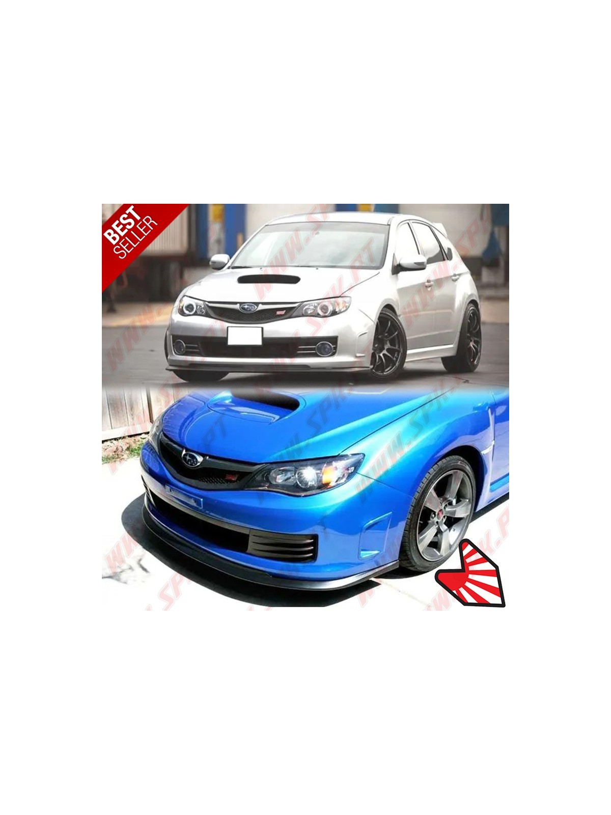 Lip Spoiler Frontal Look STI2 - Subaru Impreza GR / GH / G3 / GE / GV (2007-2014) Lip Spoiler Frontal Look STI2 - Subaru Impreza GR / GH / G3 / GE / GV (2007-2014)