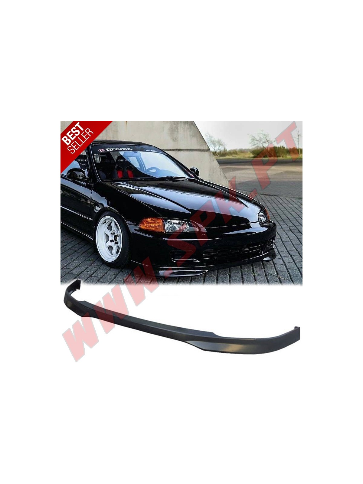 Lip Spoiler Frontal Look Type-R - Honda Civic EG / EJ (1991-1995) Lip Spoiler Frontal Look Type-R - Honda Civic EG / EJ (1991-1995)