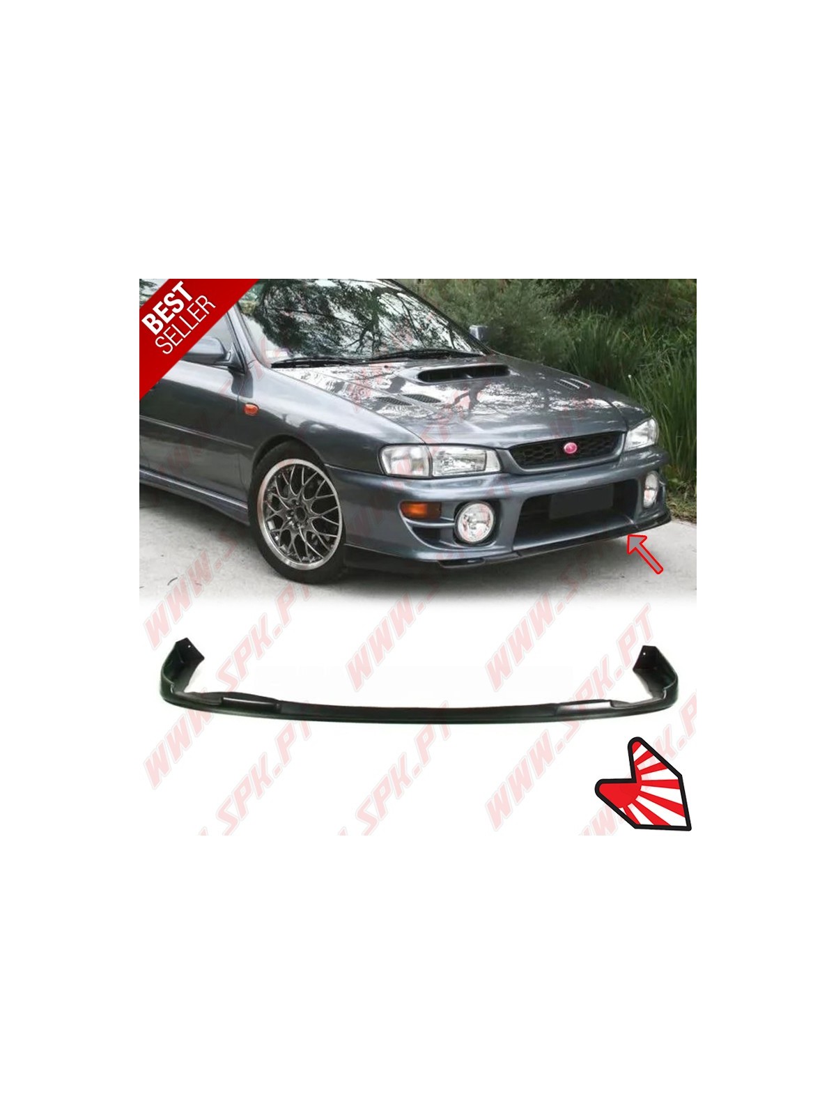 Lip Spoiler Frontal Look STI - Subaru Impreza Facelift GC8 / GF8 (1999-2001) Lip Spoiler Frontal Look STI - Subaru Impreza Facelift GC8 / GF8 (1999-2001)