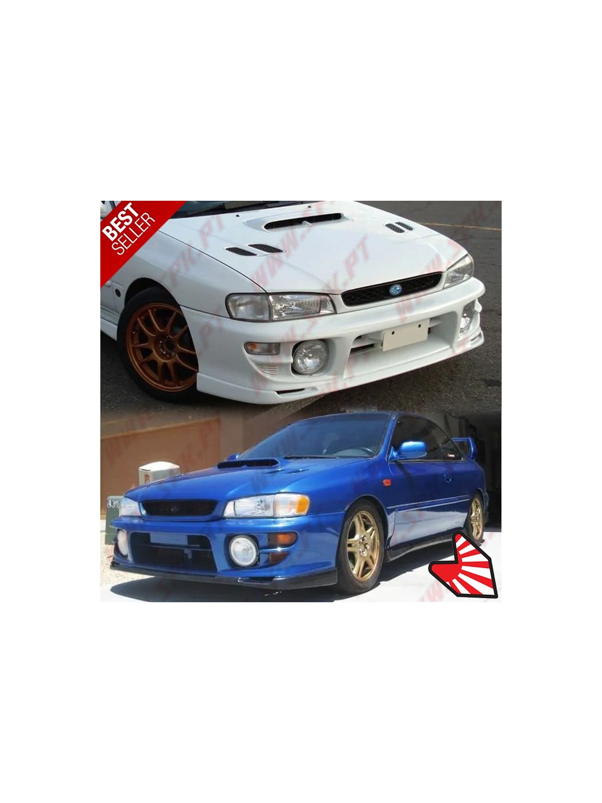 Lip Spoiler Frontal Look STI - Subaru Impreza Facelift GC8 / GF8 (1999-2001) Lip Spoiler Frontal Look STI - Subaru Impreza Facelift GC8 / GF8 (1999-2001)