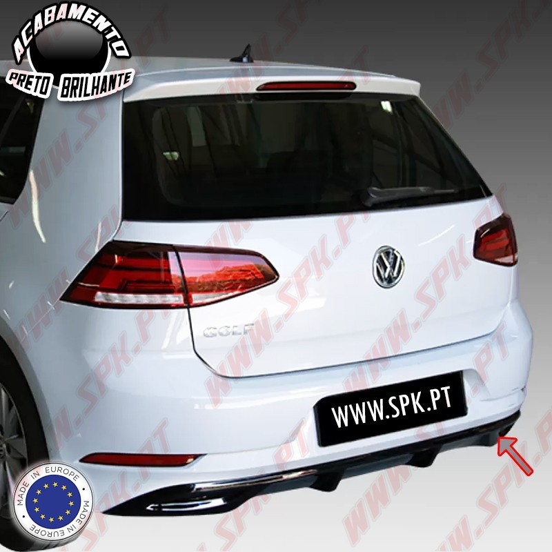 Difusor Traseiro V.1 - VW Golf 7.5 "Standard" (2016-2019) Difusor Traseiro V.1 - VW Golf 7.5 "Standard" (2016-2019)