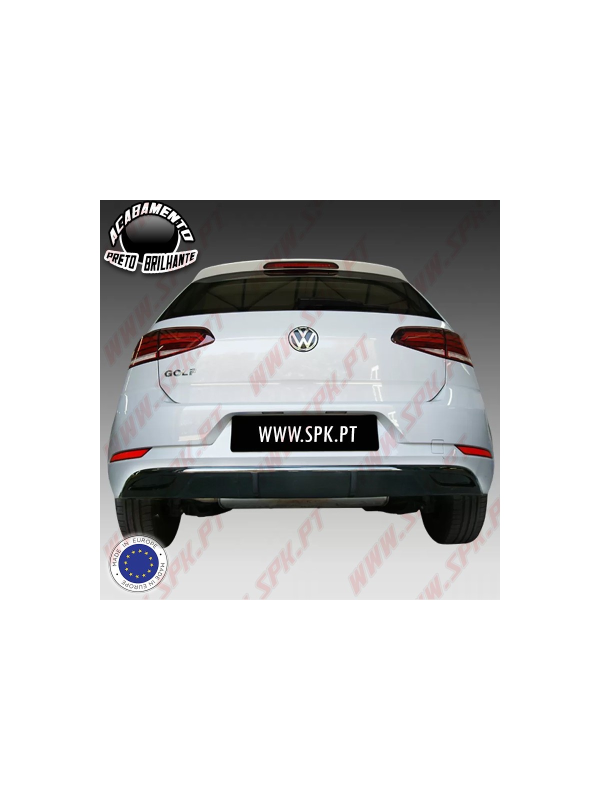 Difusor Traseiro V.1 - VW Golf 7.5 "Standard" (2016-2019) Difusor Traseiro V.1 - VW Golf 7.5 "Standard" (2016-2019)