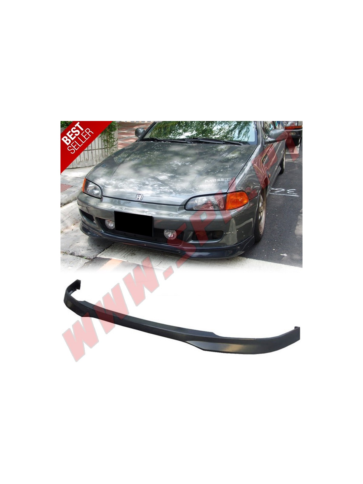 Lip Spoiler Frontal Look Type-R - Honda Civic EG / EJ (1991-1995) Lip Spoiler Frontal Look Type-R - Honda Civic EG / EJ (1991-1995)