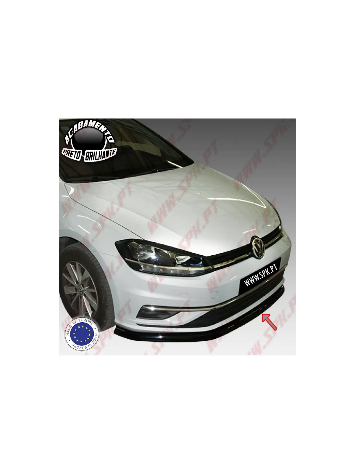 Lip Spoiler Frontal V.1 - VW Golf 7.5 "Standard" (2016-2019) Lip Spoiler Frontal V.1 - VW Golf 7.5 "Standard" (2016-2019)