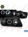 Faróis Angel Eyes CCFL Black - Audi A3 8L (1996-2000) Faróis Angel Eyes CCFL Black - Audi A3 8L (1996-2000)
