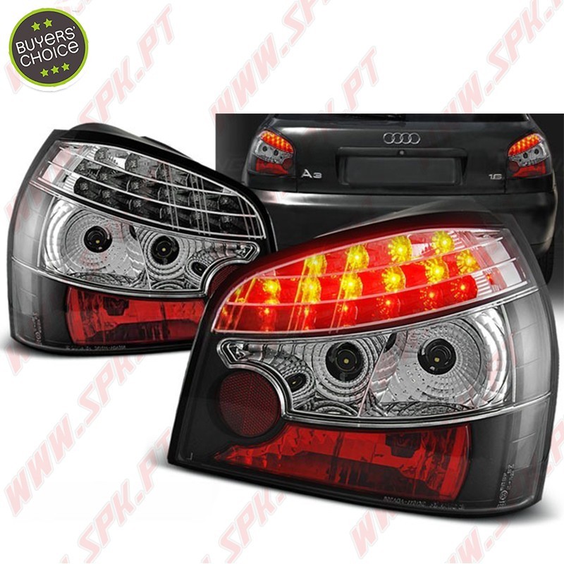 Farolins LED Black - Audi A3 8L (1996-2000) Farolins LED Black - Audi A3 8L (1996-2000)
