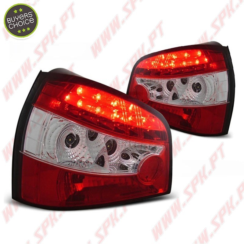 Farolins LED Red+Clear - Audi A3 8L (1996-2000)