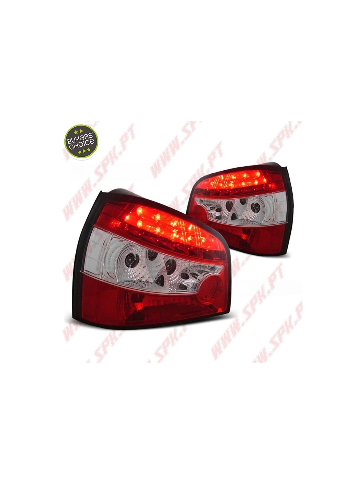 Farolins LED Red+Clear - Audi A3 8L (1996-2000)