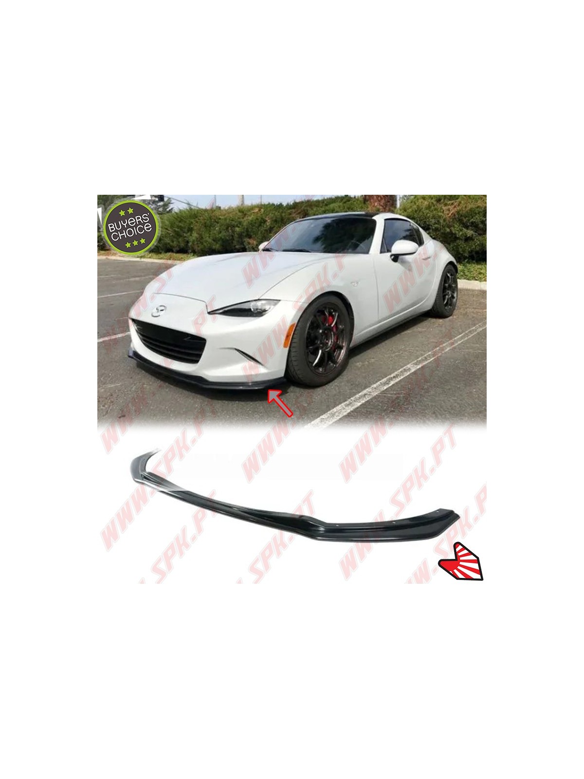 Lip Spoiler Frontal Look MP - Mazda MX5 ND (2015-) Lip Spoiler Frontal Look MP - Mazda MX5 ND (2015-)