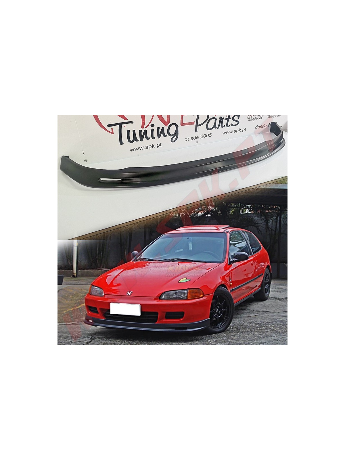 Lip Spoiler Frontal Look Mugen - Honda Civic EG / EJ (1991-1995) Lip Spoiler Frontal Look Mugen - Honda Civic EG / EJ (1991-1995)