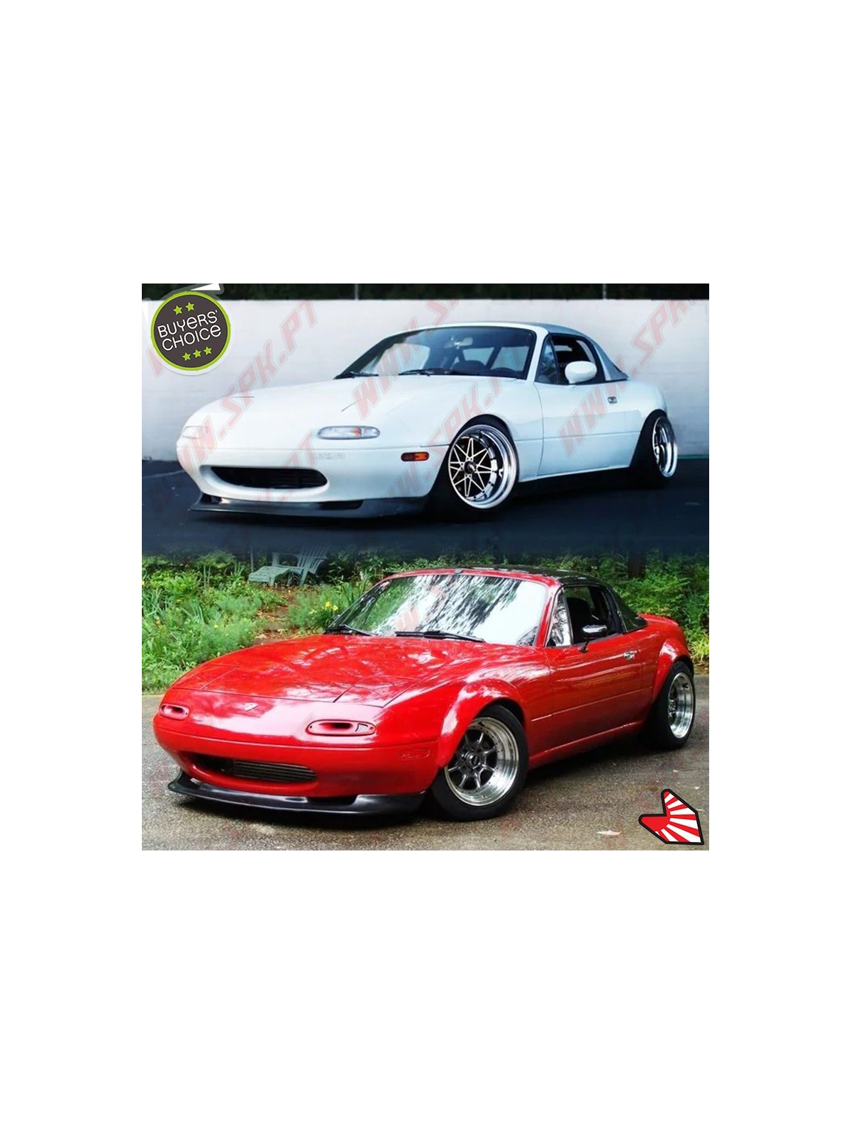 Lip Spoiler Frontal Look GV - Mazda MX5 NA (1989-1998) Lip Spoiler Frontal Look GV - Mazda MX5 NA (1989-1998)