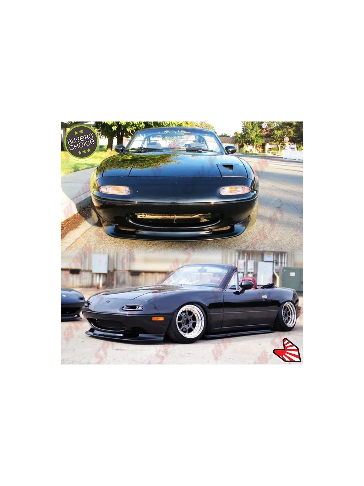 Lip Spoiler Frontal Look GV - Mazda MX5 NA (1989-1998) Lip Spoiler Frontal Look GV - Mazda MX5 NA (1989-1998)