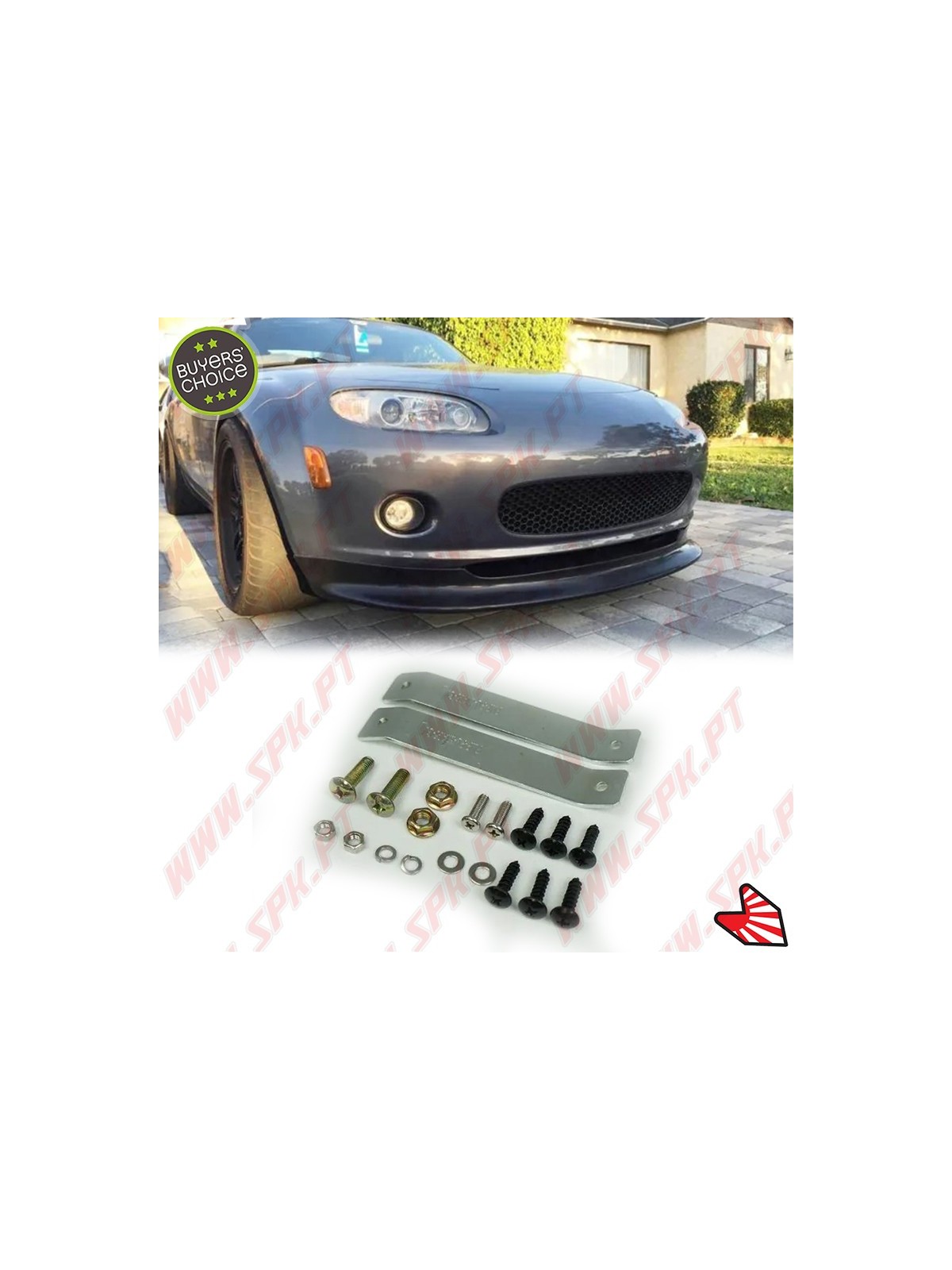 Lip Spoiler Frontal Look GV - Mazda MX5 NC (2005-2014) Lip Spoiler Frontal Look GV - Mazda MX5 NC (2005-2014)