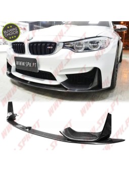 Lip Spoiler Frontal Carbono Look M - BMW F80 / F82 / F83 (2014-2022)