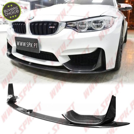Lip Spoiler Frontal Carbono Look M - BMW F80 / F82 / F83 (2014-2022)