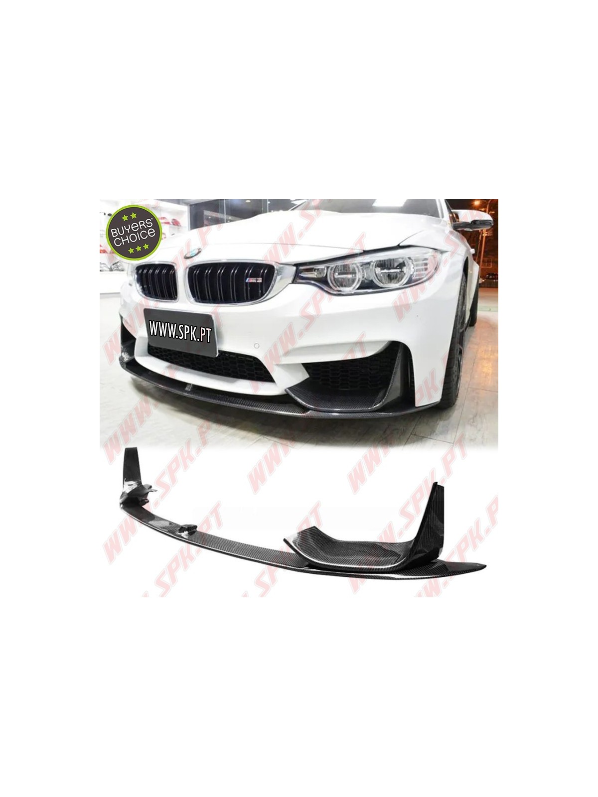 Lip Spoiler Frontal Carbono Look M - BMW F80 / F82 / F83 (2014-2022) Lip Spoiler Frontal Carbono Look M - BMW F80 / F82 / F83 (2014-2022)