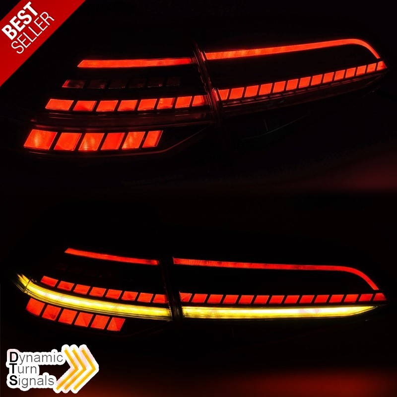 Farolins LED Dynamic Red - VW Golf 7 / 7.5 (2013-2019) Farolins LED Dynamic Red - VW Golf 7 / 7.5 (2013-2019)