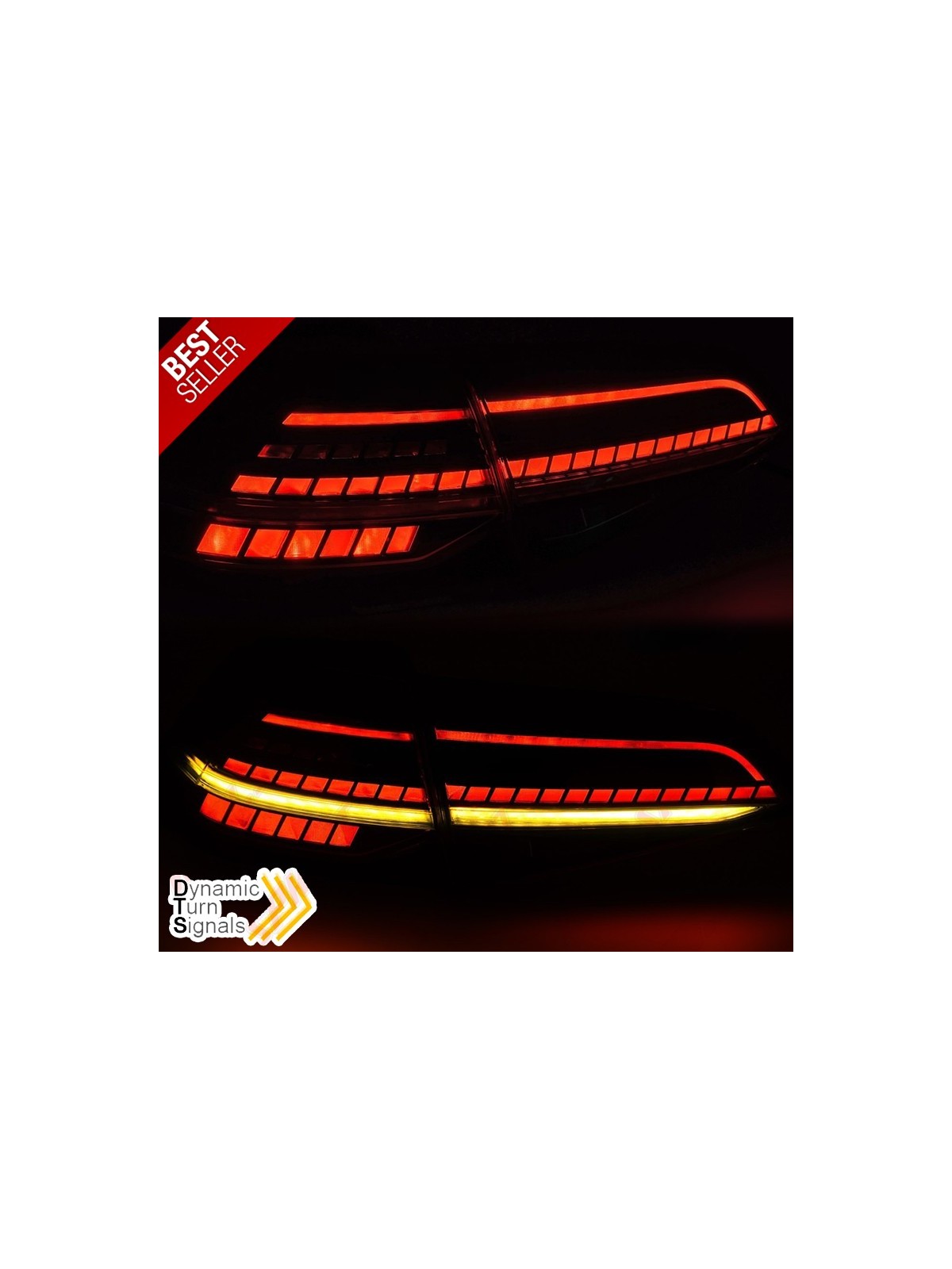 Farolins LED Dynamic Red - VW Golf 7 / 7.5 (2013-2019) Farolins LED Dynamic Red - VW Golf 7 / 7.5 (2013-2019)